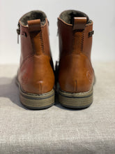 Lataa kuva Galleria-katseluun, Rieker cognac nilkkurit kahdella vetoketjula