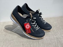 Lataa kuva Galleria-katseluun, Rieker pehmeät siniset  kävelykengät