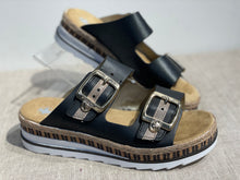 Lataa kuva Galleria-katseluun, Rieker sandaalit kahdella soljella