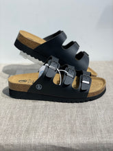 Lataa kuva Galleria-katseluun, Axelda työkenkä musta 3 remmiä