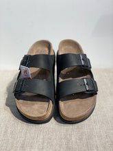 Lataa kuva Galleria-katseluun, Rieker sandaali musta kaksi remmiä