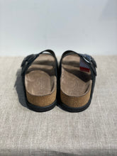 Lataa kuva Galleria-katseluun, Rieker sandaali musta kaksi remmiä