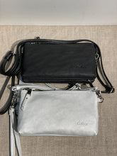 Lataa kuva Galleria-katseluun, Gabor hopea ja musta laukku pieni